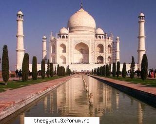 templul de la taj taj mahal (palatul lui taj), cel mai grandios monument de de pe teritoriul indiei,